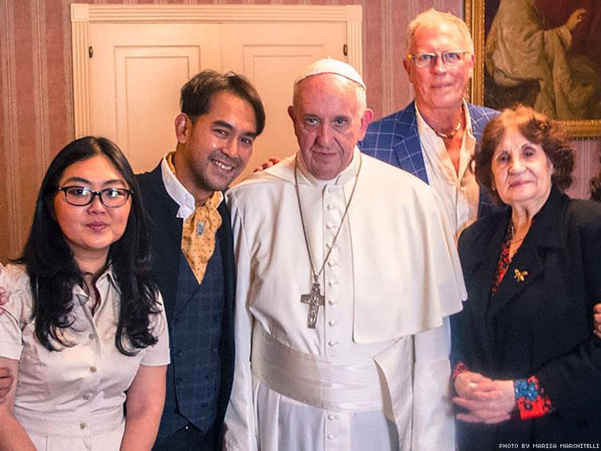 Yayo Grassi and Pope Francis