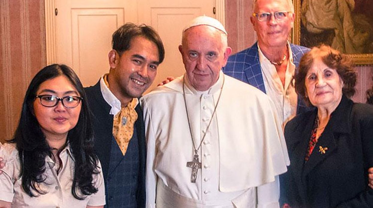 Yayo Grassi and Pope Francis