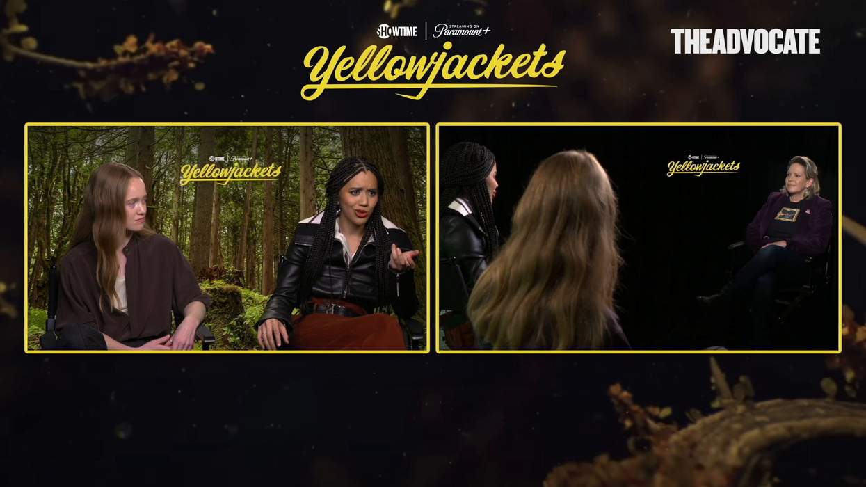 <p><em>Yellowjackets</em>' Liv Hewson and Jasmin Savoy Brown say the show's queer love story is a 'bright spot'</p>