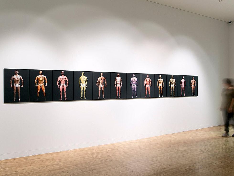 "You think you\u2019re a man but you\u2019re only a toy", 2007, photographic series, Lambda prints 50 x 70 cm each. On show at "Qui\u00e9n es ese Hombre?", TEA Tenerife Espacio de las Artes, Tenerife, Spain June-September 2016