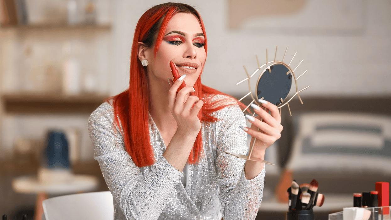 Young transgender woman doing makeup at home trans woman transgender personal essay