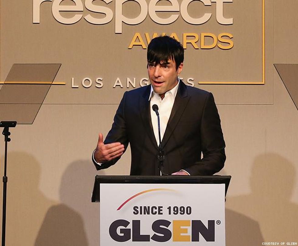 Zachary Quinto, Recipient of GLSEN's Champion Award