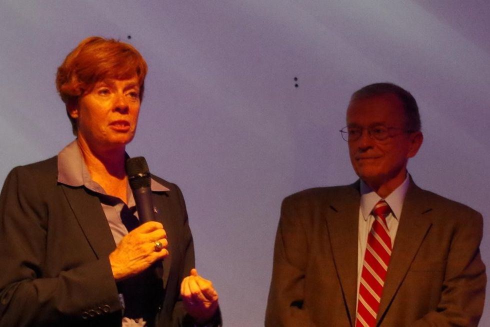 Zoe dunning and bob dockendorff speaking about dadt