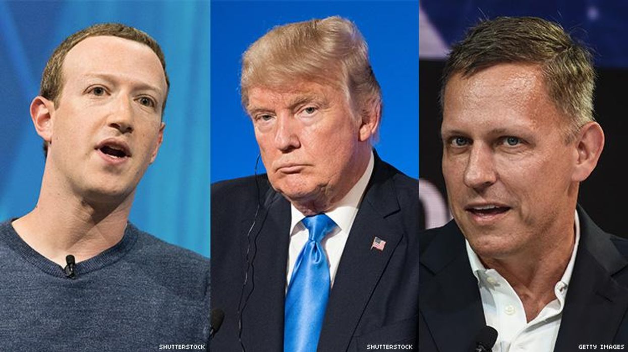Zuckerberg, Thiel Dines With Trump In October