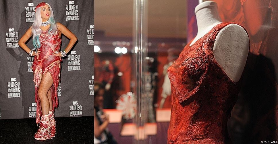 5 Years Later See Lady Gaga S Meat Dress Now