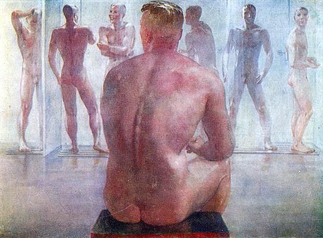 Резултат слика за Алекса́ндр Алекса́ндрович Дейне́ка gay art