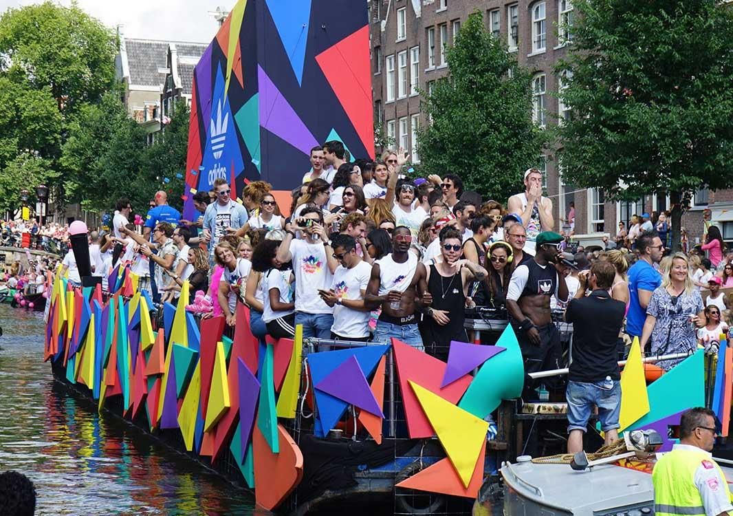 Amsterdam Canal Pride Floats Our Boat Photos