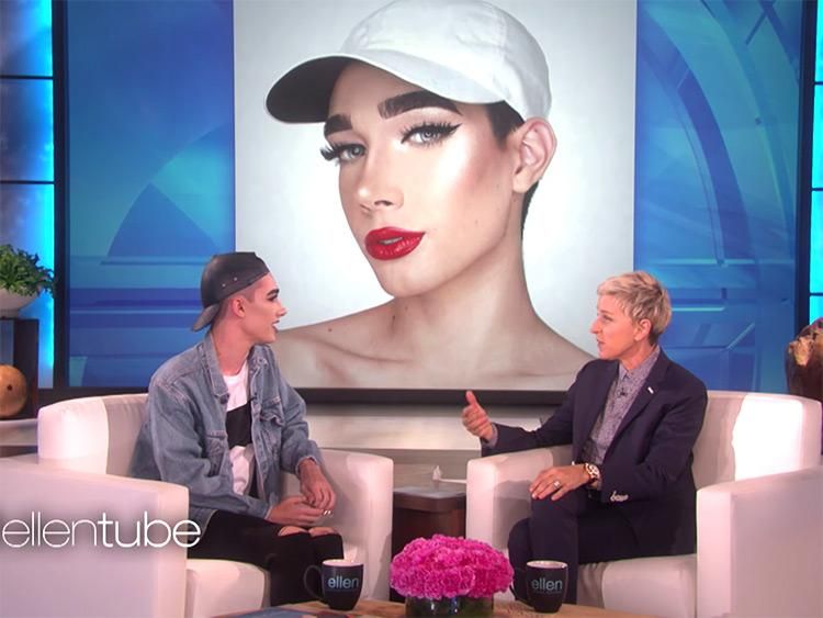 Easy, Breezy, Beautiful 'CoverGirl' James Charles Meets Ellen