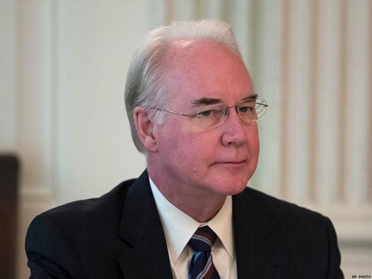 Homophobic Health Secretary Tom Price Quits After Jet Scandal