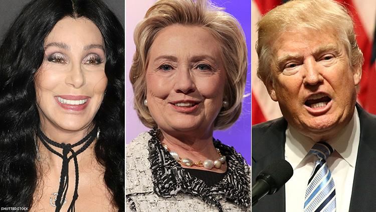Cher, Hillary Clinton Blast Trump's Trans Military Ban