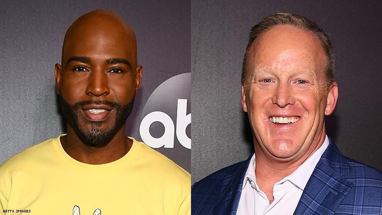 Karamo Brown and Sean Spicer
