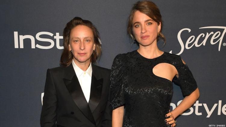 Adele Haenel and Celine Sciamma