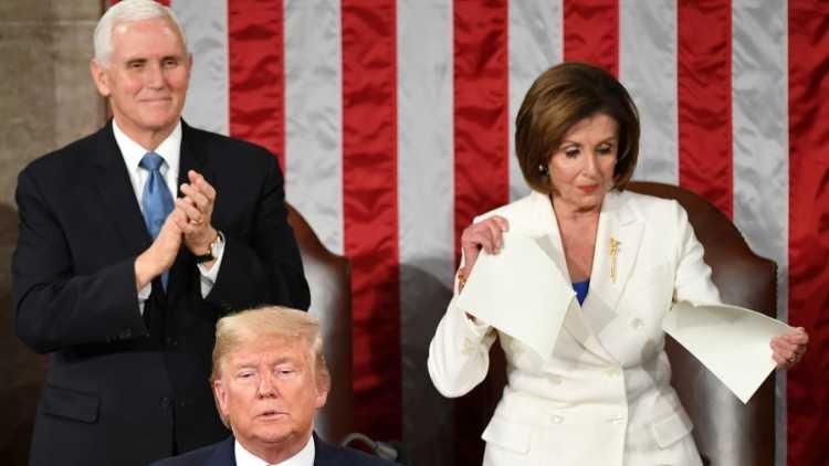 Pelosi Trump Pence SOTU