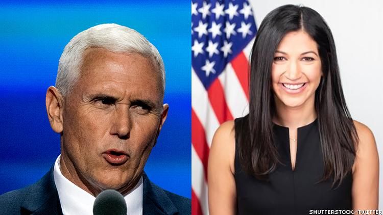 Will Pence Aide's COVID-19 Diagnosis Get Him and Trump to Wear Masks? Mike Pence and Katie Miller