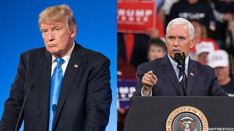 Pence 'Maintaining Distance' From Trump After VP's Aide Gets Sick Donald Trump and Mike Pence