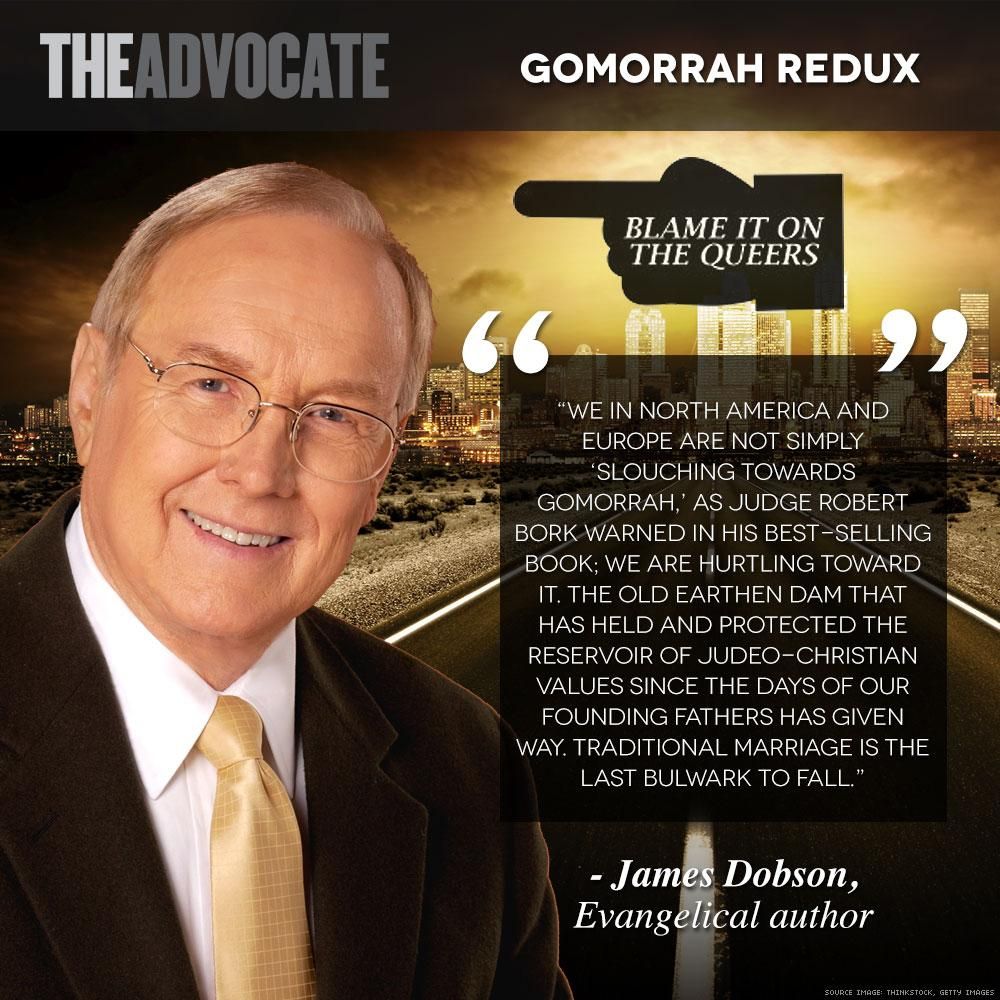 Blame It On The Queers James Dobson 0 0
