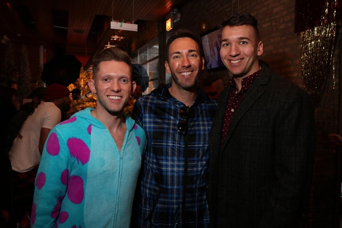 85 Pics of Hotties in New Year's Onesies at Sidetrack Gay Bar