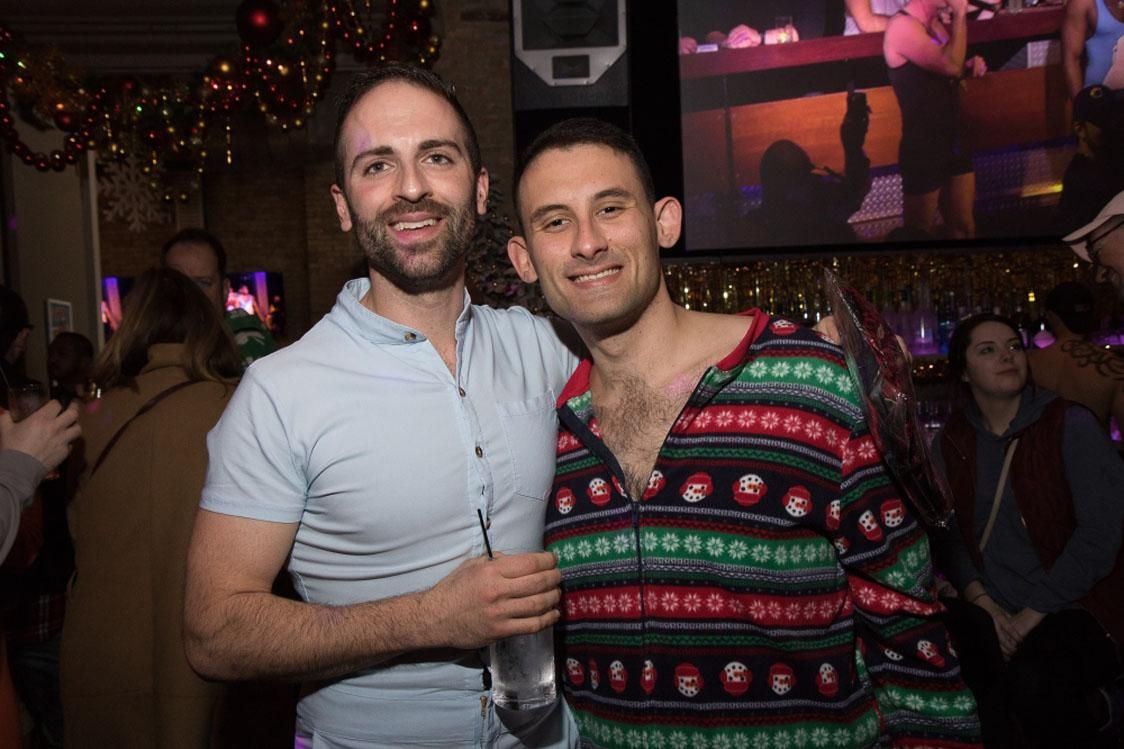 85 Pics of Hotties in New Year's Onesies at Sidetrack Gay Bar