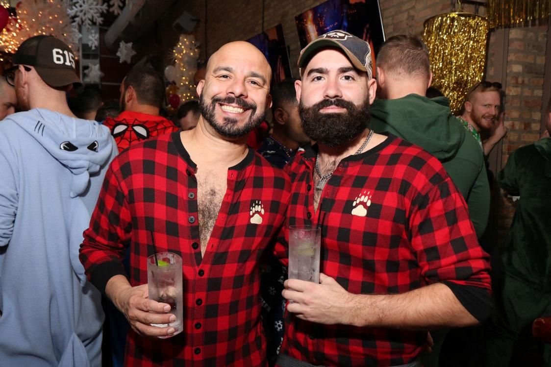 85 Pics of Hotties in New Year's Onesies at Sidetrack Gay Bar