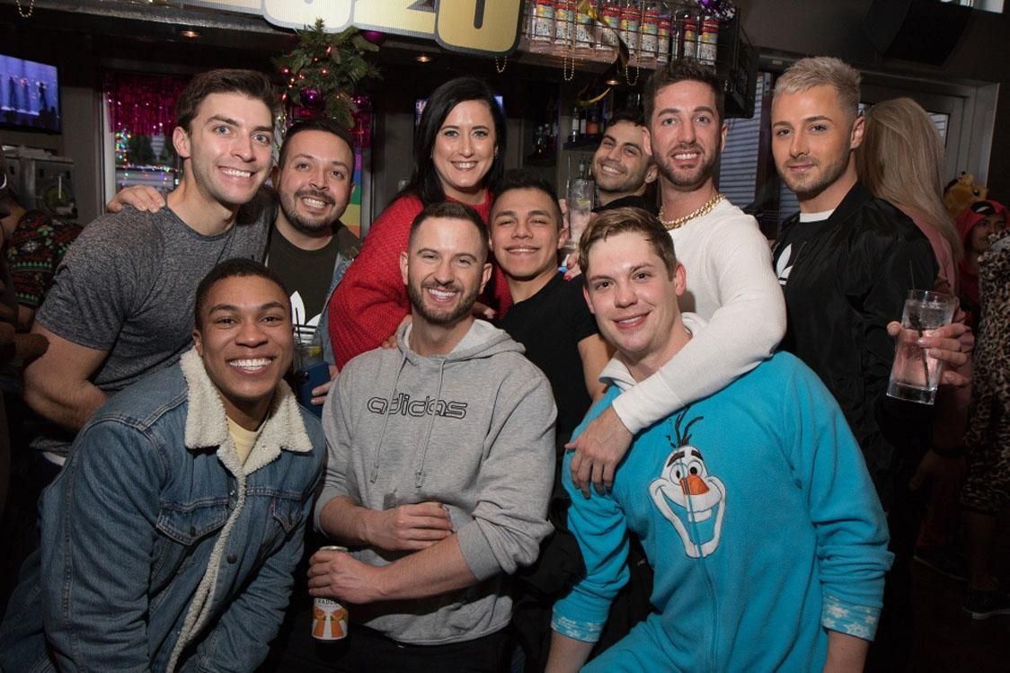 85 Pics of Hotties in New Year's Onesies at Sidetrack Gay Bar