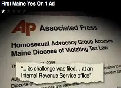 Maine Marriage Foes Distort AP Headline