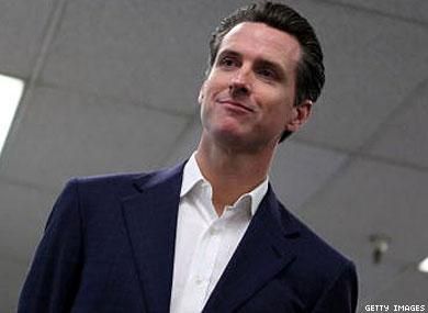Newsom Running for California Lieutenant Governor