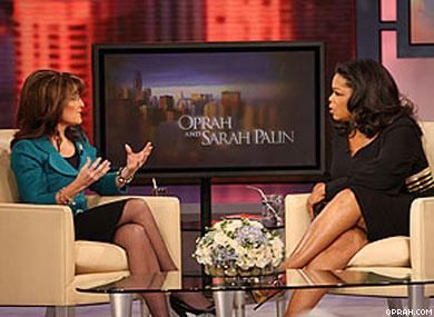 Softball with Oprah and Palin