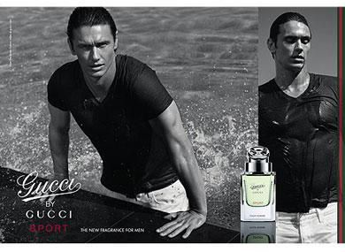 James Franco Gets Wet for Gucci