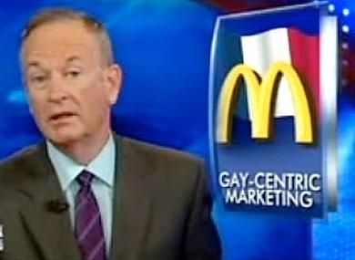O'Reilly on Gay McDonalds Ad: al-Qaeda Next?
