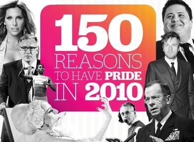 150 Reasons to Have Pride in 2010
