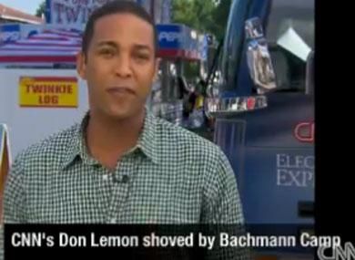 Marcus Bachmann Shoves Don Lemon at Campaign Event
