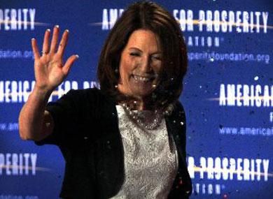 Michele Bachmann Glittered by Gay Activist
