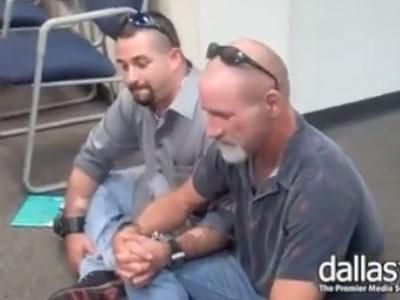 Gay Couple Arrested in Texas Marriage Protest
