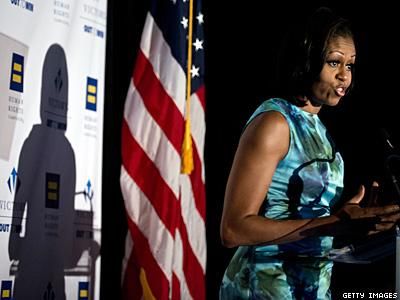 TRANSCRIPT: Michelle Obama Speaks at HRC/Victory Fund Luncheon at DNC
