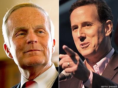 Santorum, Perry Endorse Missouri Senate Candidate Todd Akin
