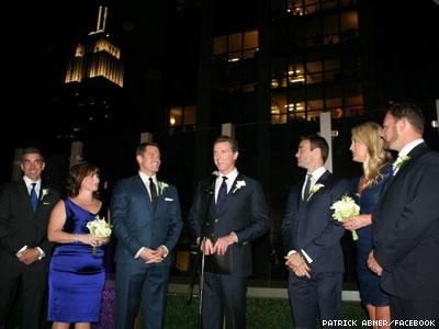 MSNBC's Thomas Roberts Weds Partner Patrick Abner
