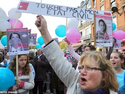 Marriage Equality Foes Protest Across France
