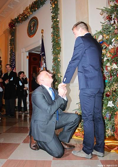 The White House Gets A Same-Sex Marriage Proposal
