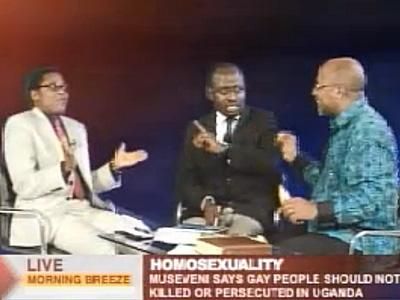 WATCH: Ugandan Trans Man Calls Antigay Rev. Ssempa a 'Hooligan'
