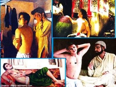 Paintings With Muslim Clerics in Gay Settings Cause Uproar in Pakistan
