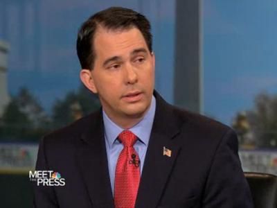 WATCH: Scott Walker Doesn't Want to Talk About Marriage Equality
