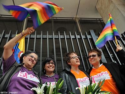 Same-Sex Unions — Maybe Marriages — Begin in Colombia
