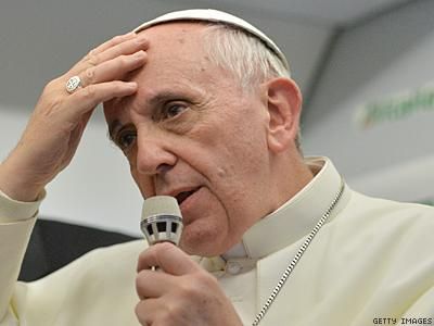 Pope Francis Says He Won't 'Judge' Gay Priests
