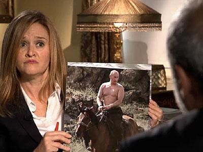 WATCH: The Daily Show Grills Russian Diplomat on 'Gay Centaur' Vladimir Putin
