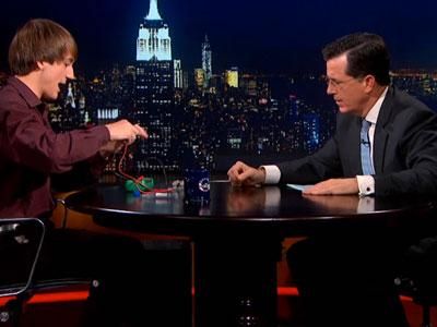 Stephen Colbert Gushes Over Gay Teen Science Prodigy
