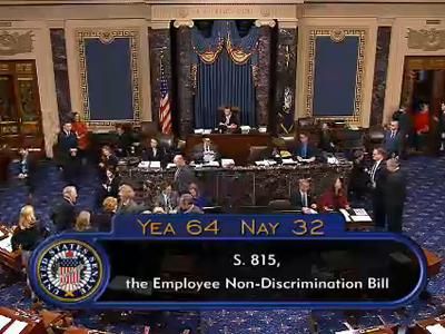 In Historic First, Senate Approves ENDA

