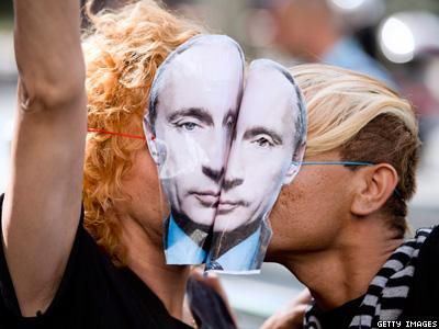 Putin Denounces 'Xenophobia' Against LGBT Russians
