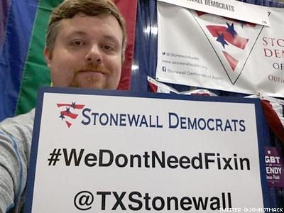 Texas Gay Dems: #WeDontNeedFixin
