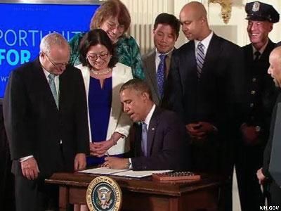 WATCH: Obama Signs LGBT Exec. Order
