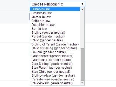 Facebook Adds Gender-Neutral Family Relationship Settings
